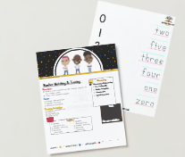 Number Word Trace & Match Activity [by Curriculum Agents]
